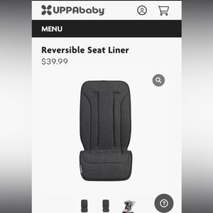 Uppababy Reversible Seat Liner - New in box